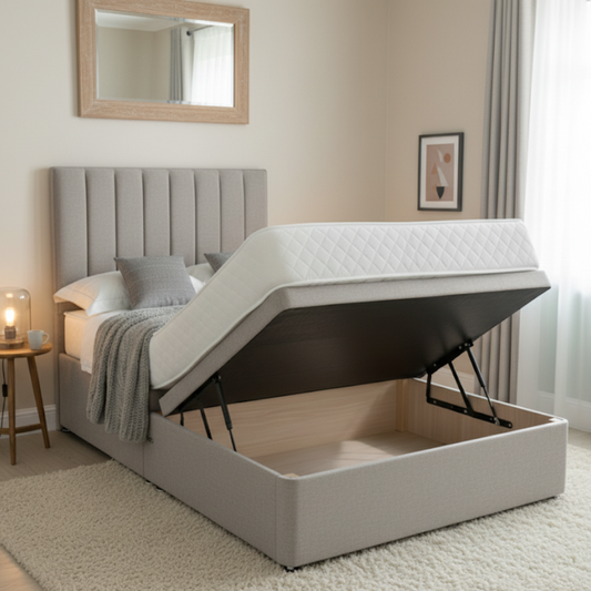 Half Ottoman Storage Bed